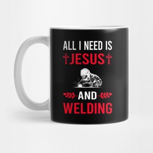 I Need Jesus And Welding Weld Welder Mug